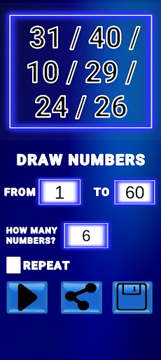 Numbers Generator+ Screen 2