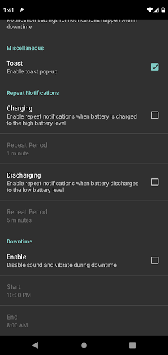Battery Charge Notifier