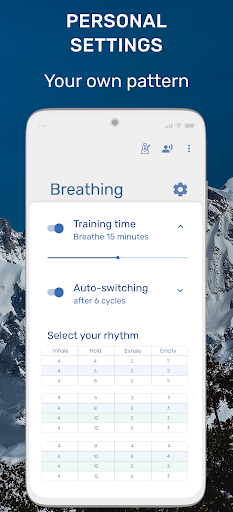 Rhythmic Breathing Trainer. Breathe meditation  screenshots 4