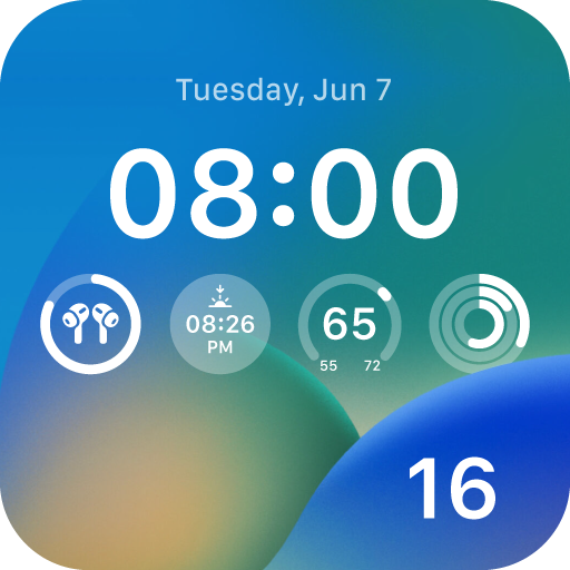 Lock Screen iOS 16 logo