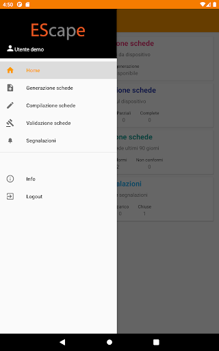 Escape - Controllo Appalti Screenshot
