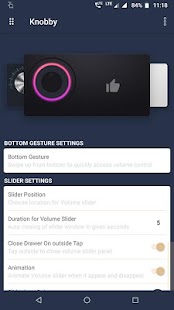 Knobby volume control Screenshot