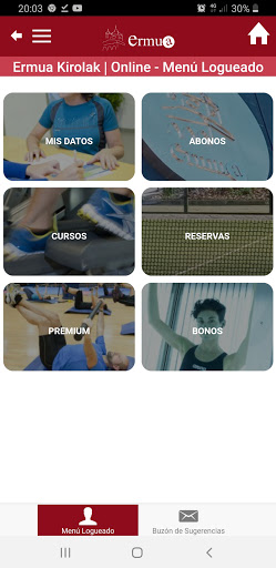 Android application Ermua Kirolak screenshort
