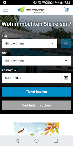 WESTbahn App apktram screenshots 1