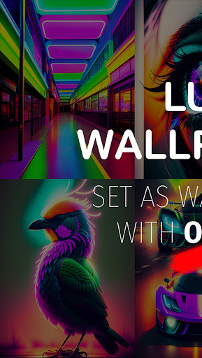 Android application Neon Wallpaper screenshort