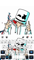 screenshot of Doodle DJ Keyboard Theme