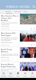 Foreign Affairs Magazine Captura de pantalla