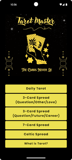 Tarot Master Screen 2