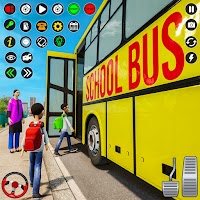 High School Bus вождения 3D