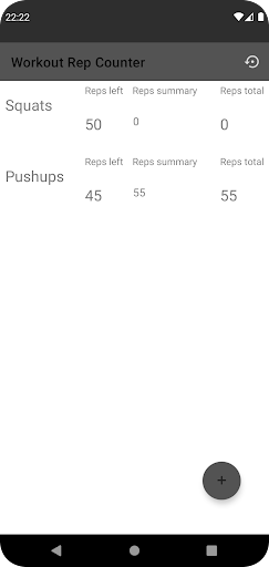 Workout Rep Counter Screen 3