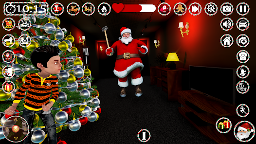 Scary Santa Horror Escape Game 1.0 APK + Мод (Unlimited money) за Android