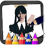 Wednesday Addams Family Colors APK icon