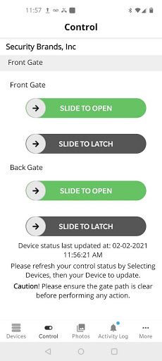 Summit Control 2.0 Screen 2