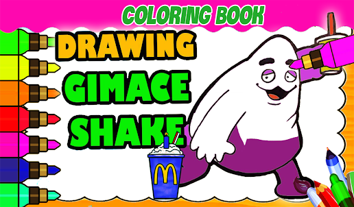 Grimace Coloring Shake Book