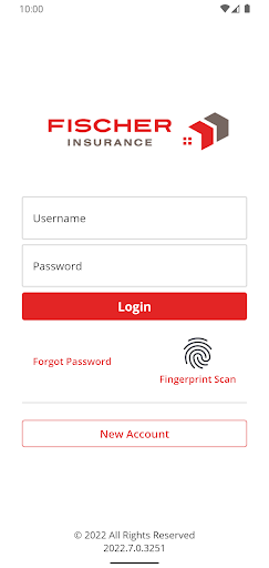 Android application Fischer Insurance Online screenshort
