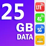 Cover Image of 下载 Daily Internet Data 25 GB App  APK