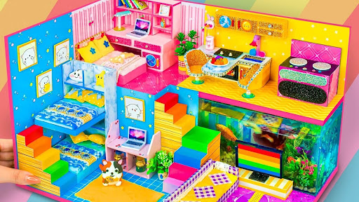 Android application Girl Doll House Design Games screenshort