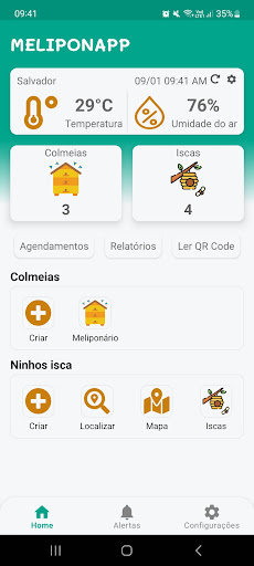 Android application MeliponApp screenshort