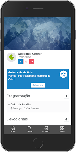 Android application Igreja Digital 2 screenshort