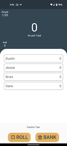 BANK! Screen 3