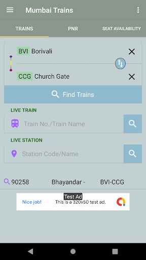 Mumbai Trains Screen 2