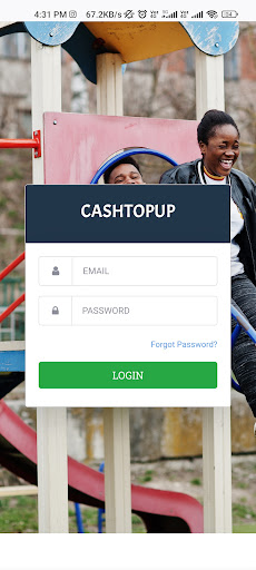 Android application CASH TOPUP screenshort