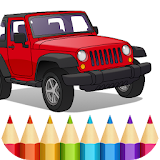 American Cars Coloring Book icon