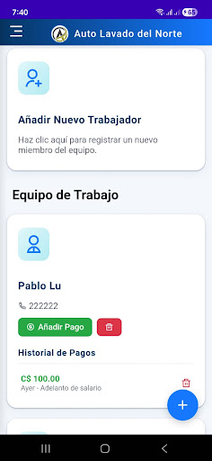 Control de Auto Lavado PRO