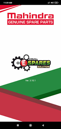 Android application Mahindra eSpares Solution screenshort