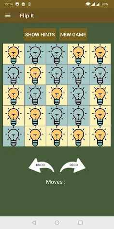 Bulbicker Light Up puzzle game - Screenshot 2