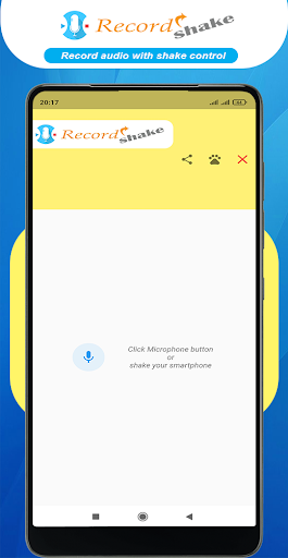 Android application Recordshake Easy Voice Recorde screenshort