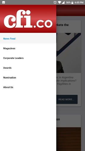 Android application CFI.co screenshort