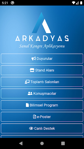 Arkadyas Sanal Kongre Screen 2
