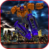 Flying Robot Hero Gangster : Grand City Runner icon