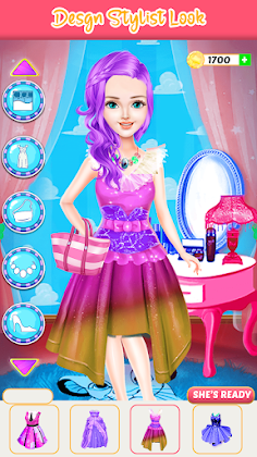 Girls Fashion Dress up Contest - Screenshot 3