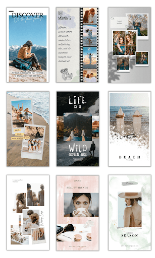 Android application Fucasy Collage: Story Maker screenshort