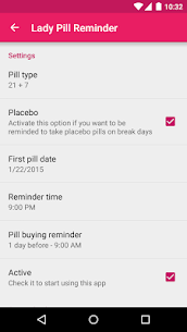 Lady Pill Reminder  ® v2.8.1 APK (MOD,Premium Unlocked) Free For Android 5