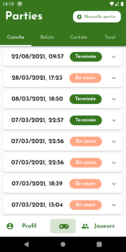 Carg : Jeux de cartes Screen 2