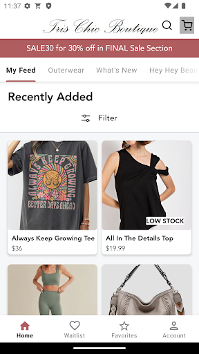 Screenshot of Tris Chic Boutique