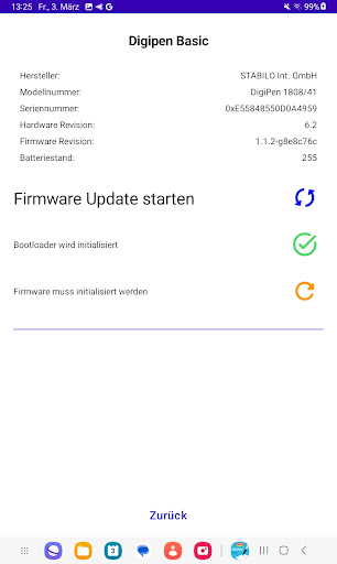 STABILO® Digipen Update Screen 2