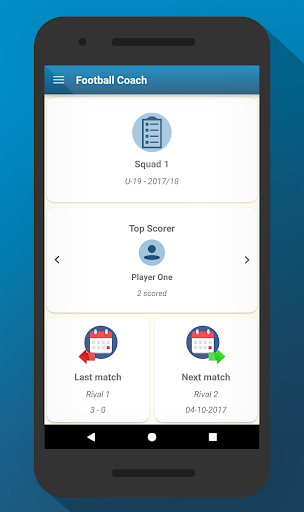 Football Coach App Screen 2