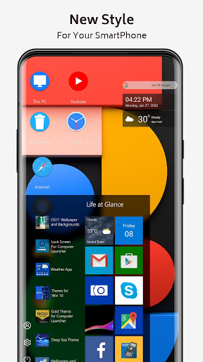 iPixel 8 Style Theme Screen 2