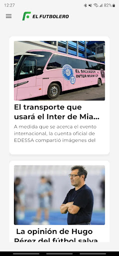 Android application El Futbolero screenshort