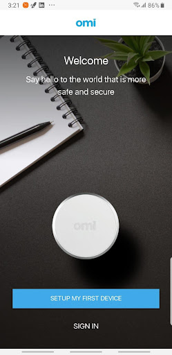 Android application Omi Home screenshort