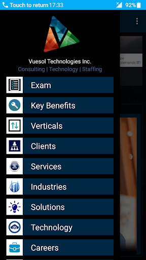 Vuesol Technologies Inc. Screen 3