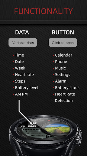 LCD Big Picture For Wear OS Screen 2