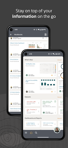 Screenshot of Oracle Analytics