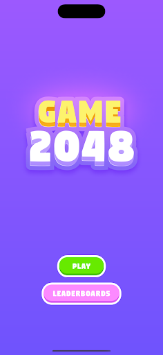Android application 2048 Game screenshort