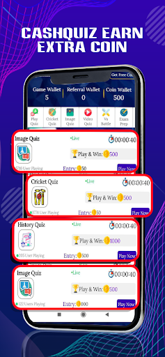 CashQuiz App Screen 3