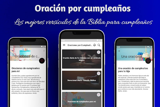 Android application Oraciones por Cumpleaños screenshort